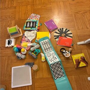 First Three Lovevery Kits- The Looker, the Charmer, the Senser— EUC!